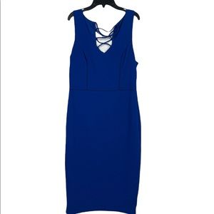 NWT Premier Amour lace up back dress size 12